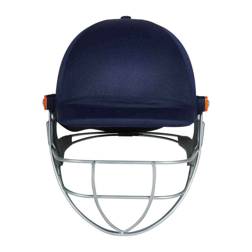 SG Armour Lite Cricket Helmet, Navy – Lightweight Protective Gear with Adjustable Steel Grill for Batsmen, Ideal for Club and Practice Matches