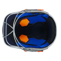 SG Armour Lite Cricket Helmet, Navy – Lightweight Protective Gear with Adjustable Steel Grill for Batsmen, Ideal for Club and Practice Matches - Best Price online Prokicksports.com