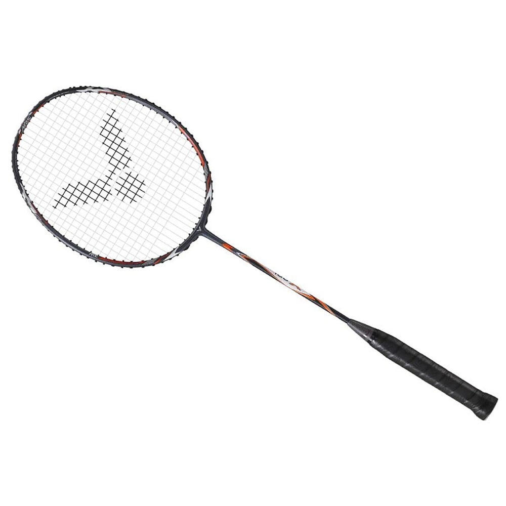 Victor Auraspeed 100X 4U5 Unstrung Badminton Racquet – Slate Gray, Unstrung Lightweight Speed Racket for Advanced Players, Precision Control, Fast Attacks & Quick Defense - Best Price online Prokicksports.com