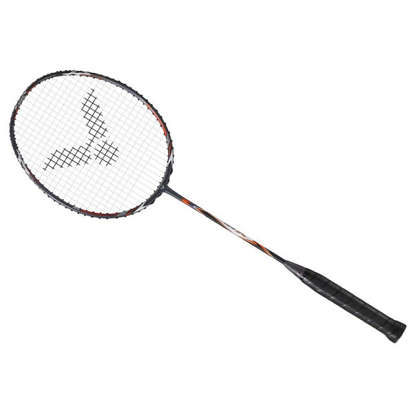 Victor Auraspeed 100X 4U5 Unstrung Badminton Racquet – Slate Gray, Unstrung Lightweight Speed Racket for Advanced Players, Precision Control, Fast Attacks & Quick Defense