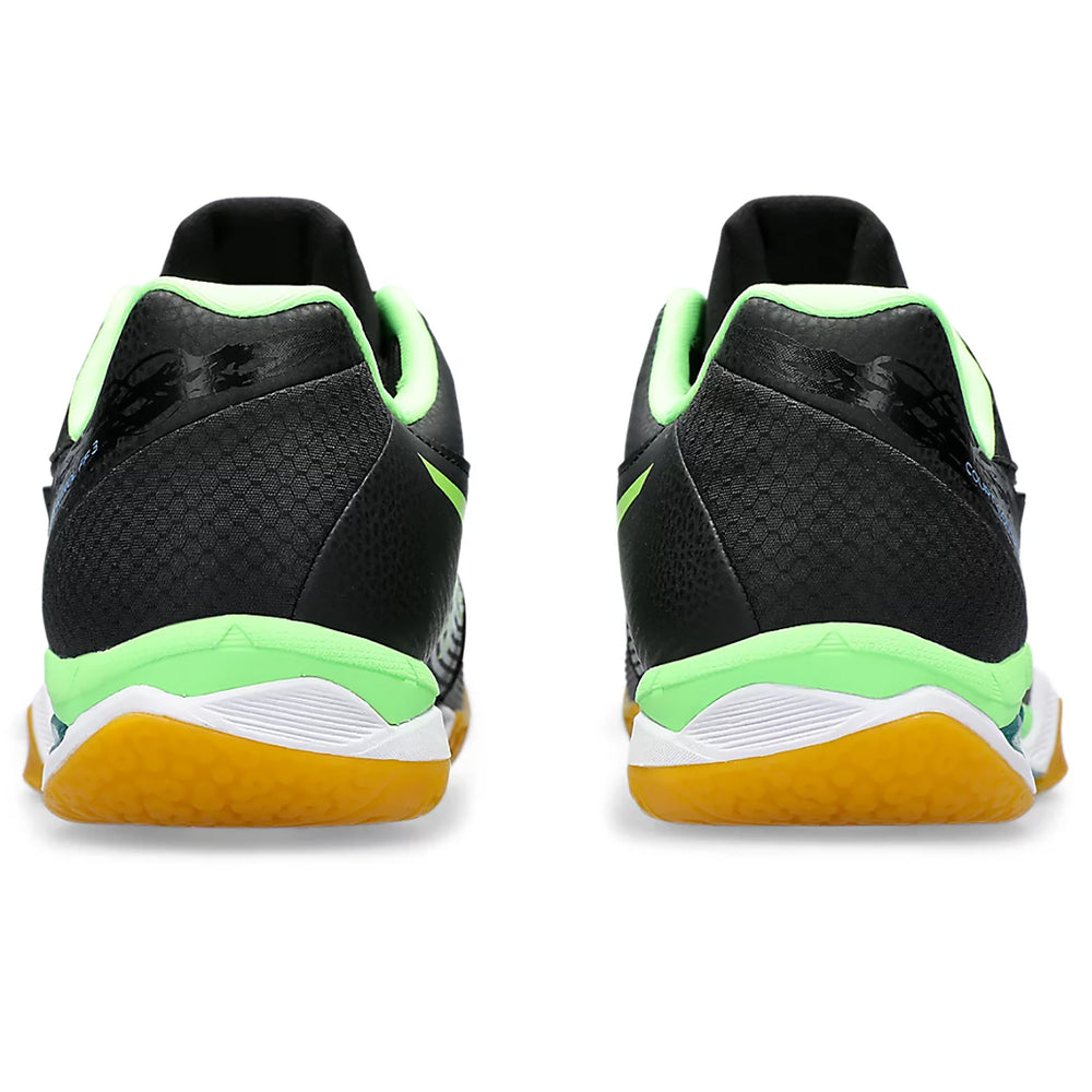 ASICS Mens Court Control FF 3 Men's Badminton Shoes - Black/Lime Burst - Best Price online Prokicksports.com