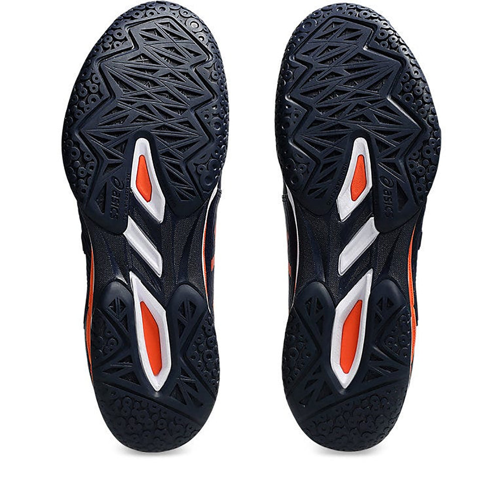 ASICS COURT CONTROL FF 3 (M) Badminton Shoes - Midnight/Nova Orange - Men’s Performance Footwear - Best Price online Prokicksports.com