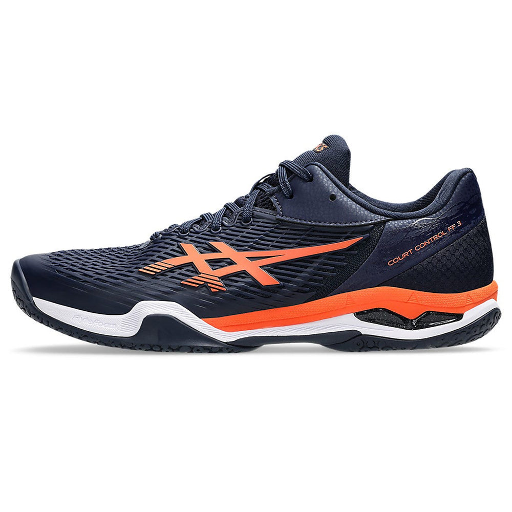 ASICS COURT CONTROL FF 3 (M) Badminton Shoes - Midnight/Nova Orange - Men’s Performance Footwear