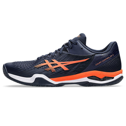 ASICS COURT CONTROL FF 3 (M) Badminton Shoes - Midnight/Nova Orange - Men’s Performance Footwear - Best Price online Prokicksports.com