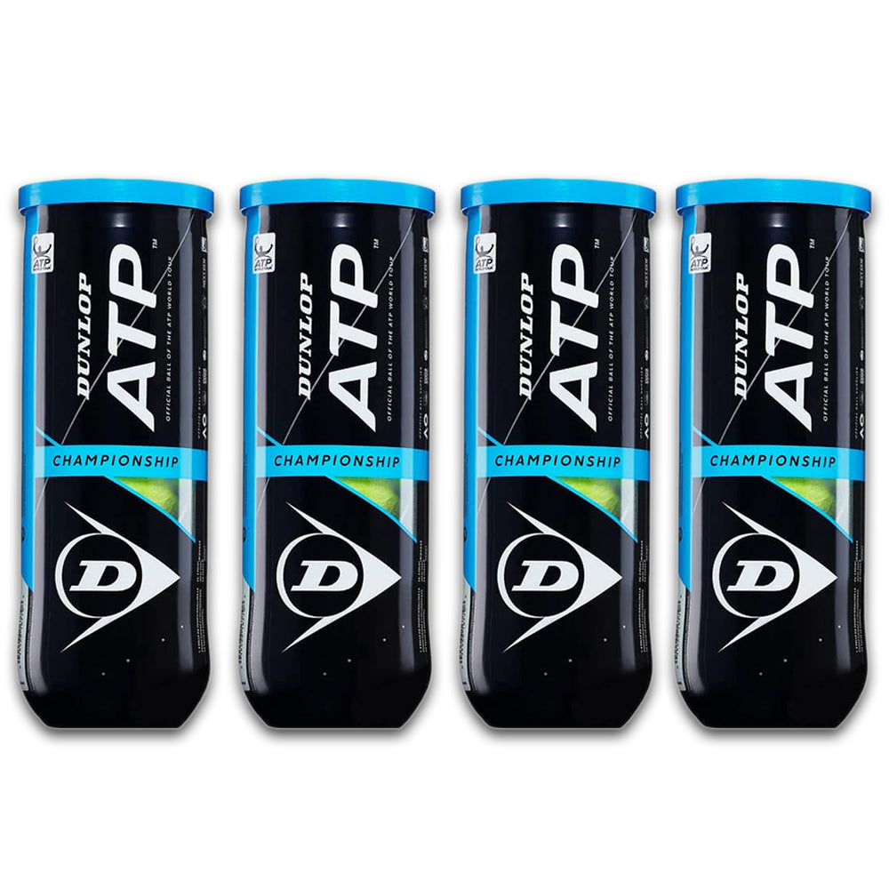 Dunlop ATP Championship Tennis Balls Dozen (4 Cans) - Best Price online Prokicksports.com