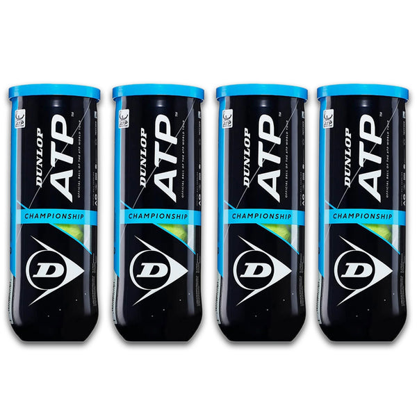 Dunlop ATP Championship Tennis Balls Dozen (4 Cans)