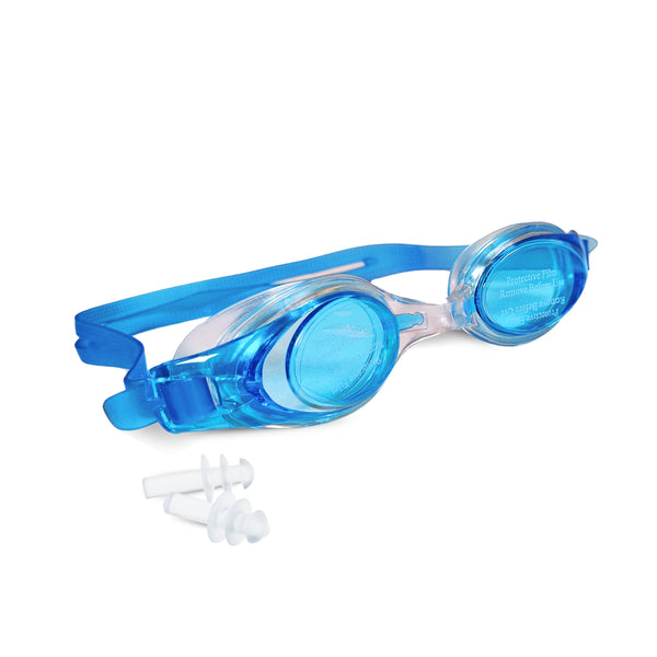 Prokick Swimming Goggles with Ear Plugs, Adult - Assorted
