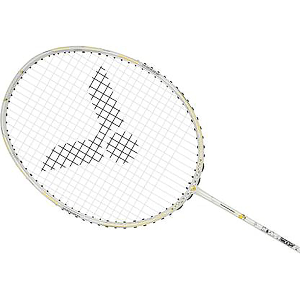 Victor PEANUTS Auraspeed SN A Unstrung Badminton Racquet – 4U5 Unstrung Lightweight Racket in Pearly White for Speed, Control, Style & Precision Gameplay - Best Price online Prokicksports.com