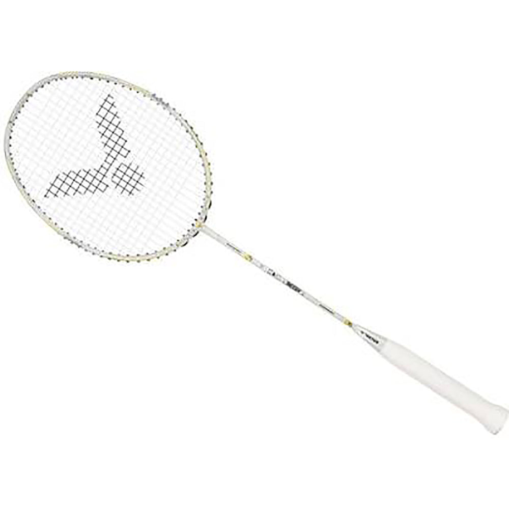 Victor PEANUTS Auraspeed SN A Unstrung Badminton Racquet – 4U5 Unstrung Lightweight Racket in Pearly White for Speed, Control, Style & Precision Gameplay - Best Price online Prokicksports.com