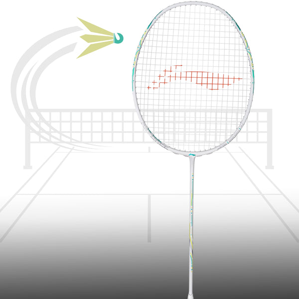 Li-Ning AXForce 60 Unstrung Badminton Racquet , White