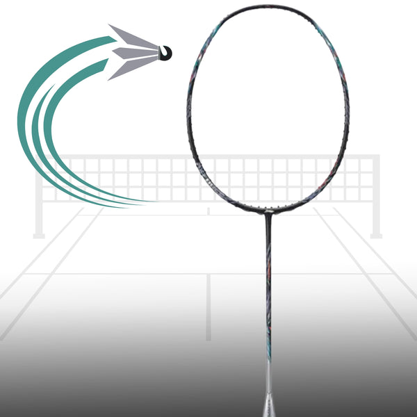 Li-Ning Axforce 70 Unstrung Badminton Racquet – G6 Grip, Black/Silver | Lightweight, Durable, and High-Performance for Advanced Players