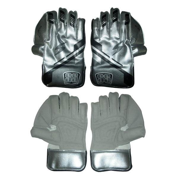 SS Academy Wicket Keeping Gloves – Durable, Lightweight, Professional Cricket Gloves with Strong Grip and Padding for Club and Training Use