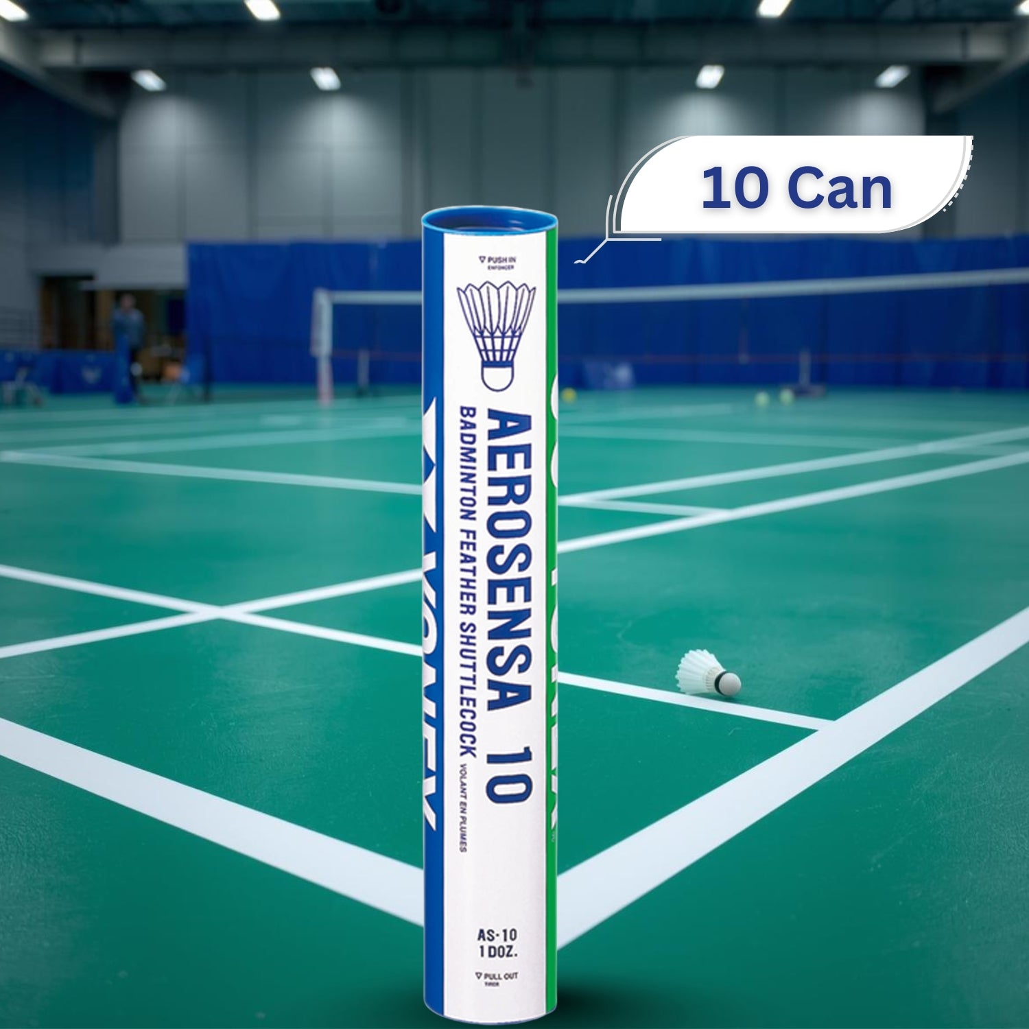Yonex Aerosensa 10 Badminton Feather Shuttlecock – 12 Pieces (Pack of 10) - Best Price online Prokicksports.com