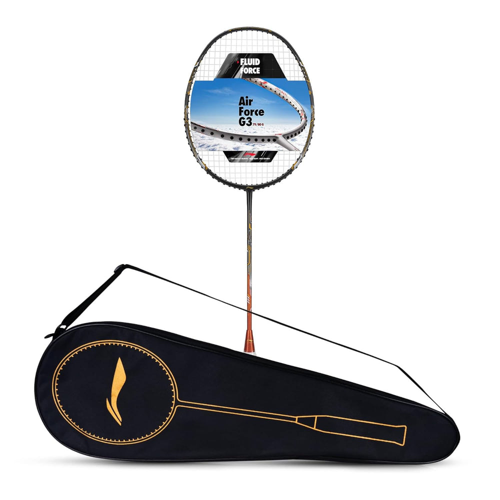 Li-Ning Air-Force 80 G3 Carbon Fibre Strung Badminton Racquet - Best Price online Prokicksports.com