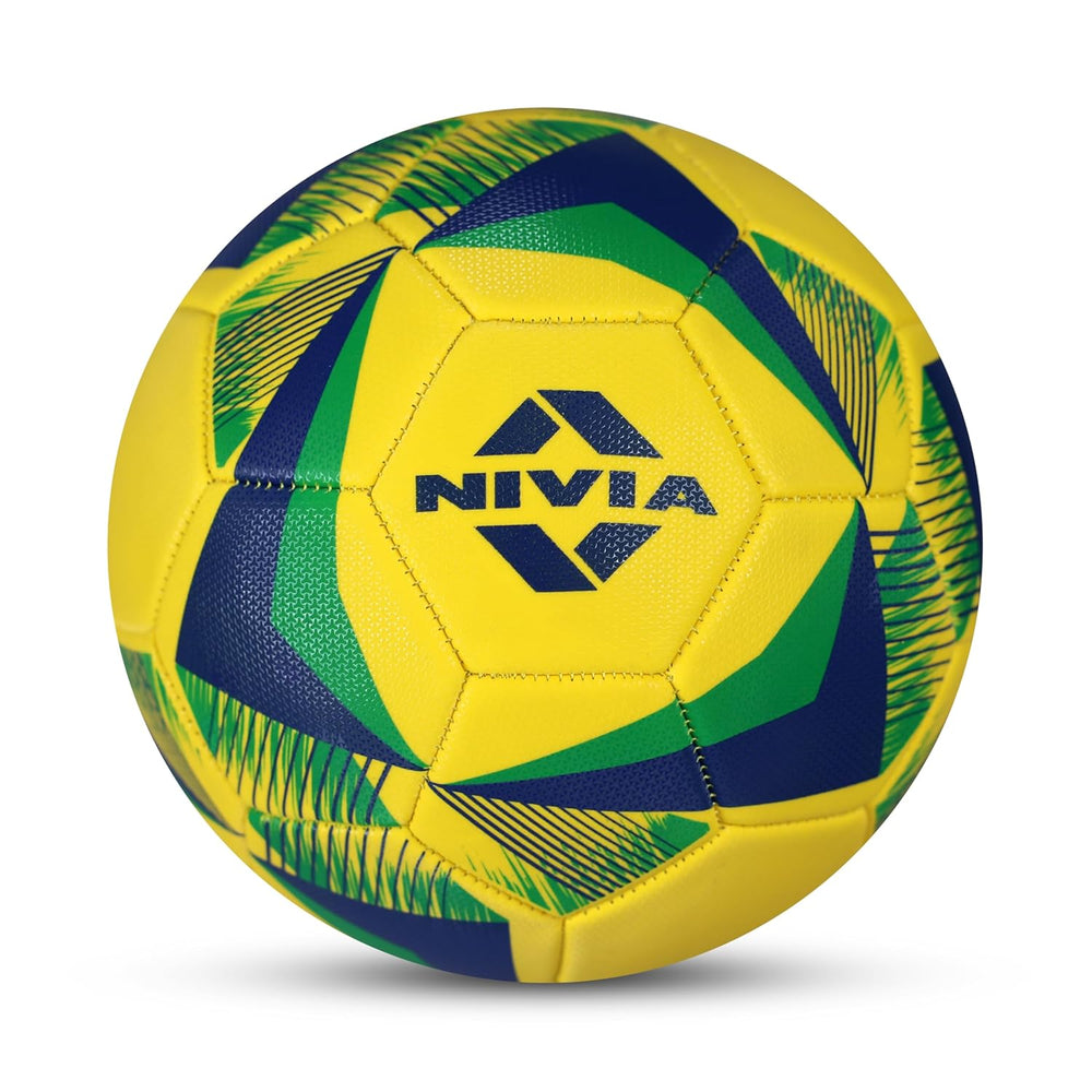 Nivia Air Strike Football – Size 5 Durable Training Ball for Outdoor Practice, School Matches, Coaching, and Recreational Football on All Grounds