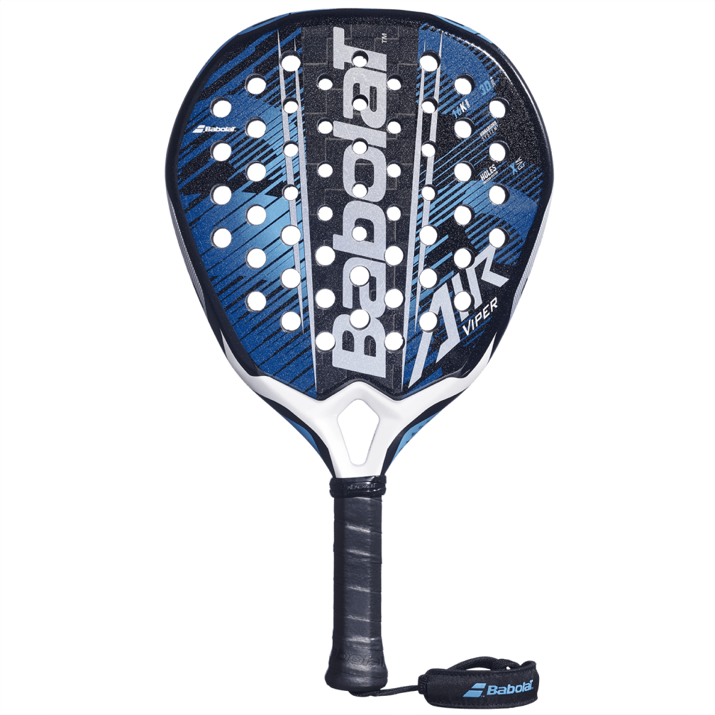 Babolat Air Viper 2.6 Padel Racquet | 16K Carbon Teardrop Paddle with X-EVA Core & 3D Spin+