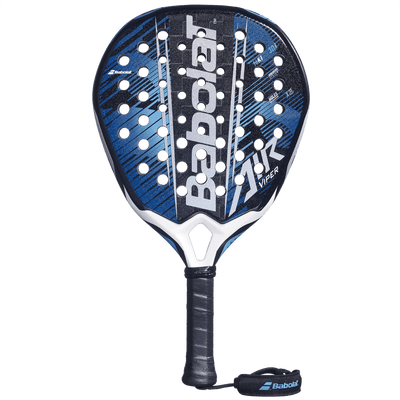 Babolat Air Viper 2.6 Padel Racquet | 16K Carbon Teardrop Paddle with X-EVA Core & 3D Spin+