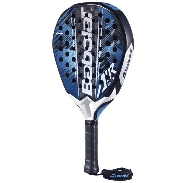 Babolat Air Viper 2.6 Padel Racquet | 16K Carbon Teardrop Paddle with X-EVA Core & 3D Spin+