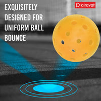 Airavat Outdoor 40 Hole Pickleball Balls, Pack of 6 - Best Price online Prokicksports.com