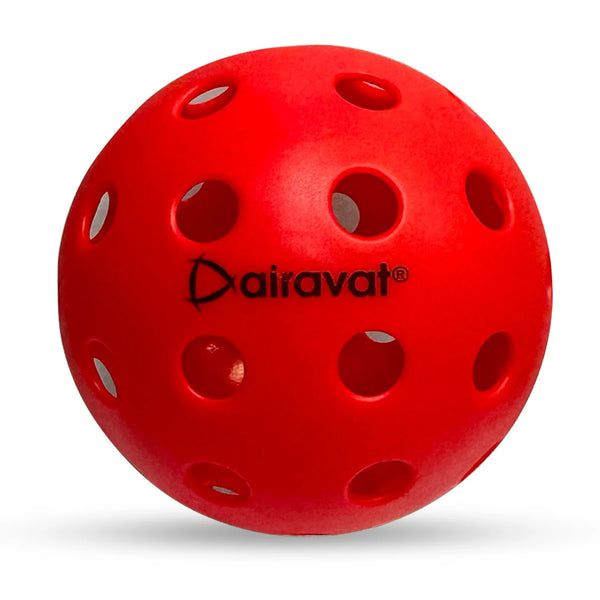 Airavat Outdoor 40 Hole Pickleball Balls, Pack of 6
