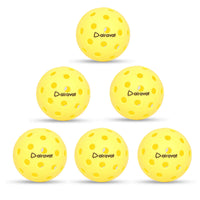 Airavat Outdoor 40 Hole Pickleball Balls, Pack of 6 - Best Price online Prokicksports.com