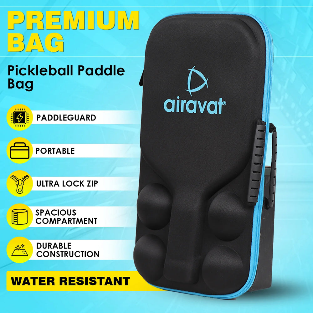 Airavat Prix 7404 Pickleball Paddle Set (Combo of 2 Pc Pickleball Paddles, 2 Pc Balls & 1 Premium Bag) - Best Price online Prokicksports.com