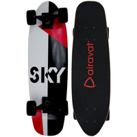 AIRAVAT Gallant Wooden Skateboard | Premium 7-Layer Deck with Non-Slip PU Wheels | Multicolor Board for Kids, Teens & Adults | Weight Capacity up to 100Kg