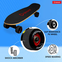 AIRAVAT Gallant Wooden Skateboard | Premium 7-Layer Deck with Non-Slip PU Wheels | Multicolor Board for Kids, Teens & Adults | Weight Capacity up to 100Kg