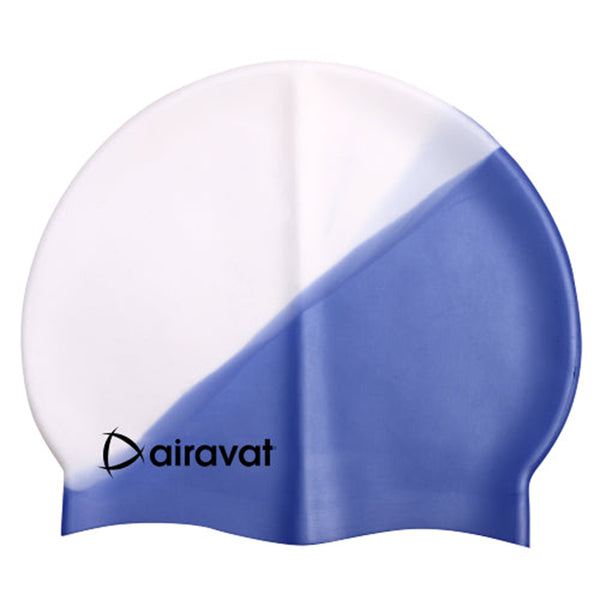 Airavat Classic Multi Swimming Cap – Waterproof, Stretchable Silicone Cap for Men & Women (Assorted Colors)