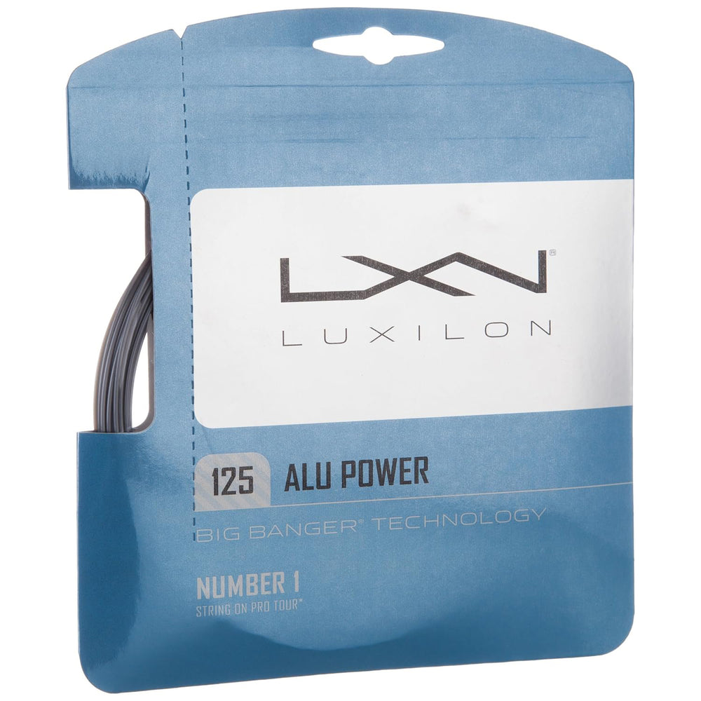 Luxilon ALU Power 125 Tennis String Set Silver – Pro-Level Control, Spin, and Durability for Aggressive Baseliners and Competitive Tournament Players - Best Price online Prokicksports.com