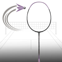 Apacs Nano Fusion Speed 722 Badminton Racquet With Cover, Grey (6U-G2) - Best Price online Prokicksports.com