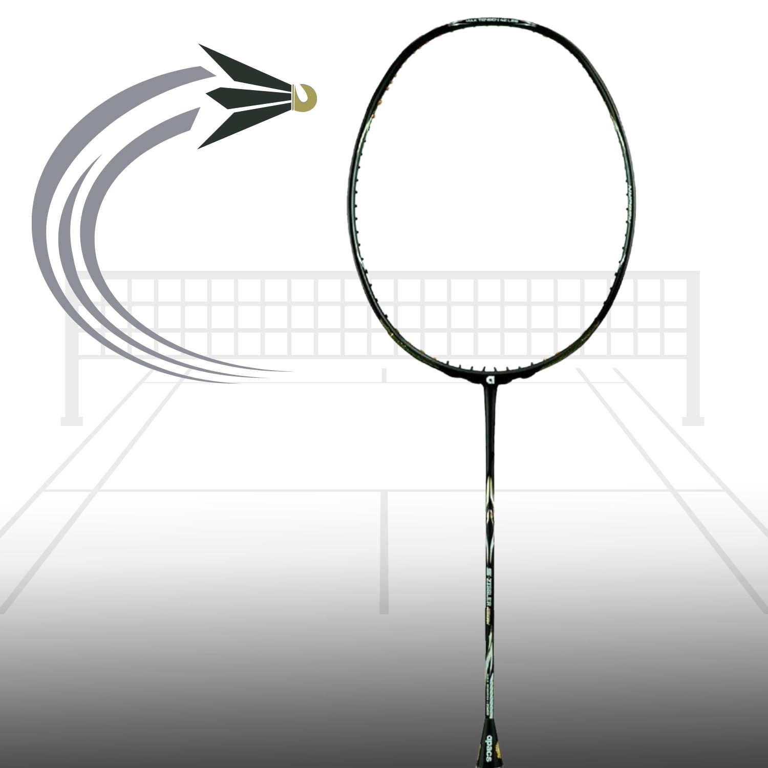 Apacs Z-Ziggler Badminton Racquet without Cover (4U-G2