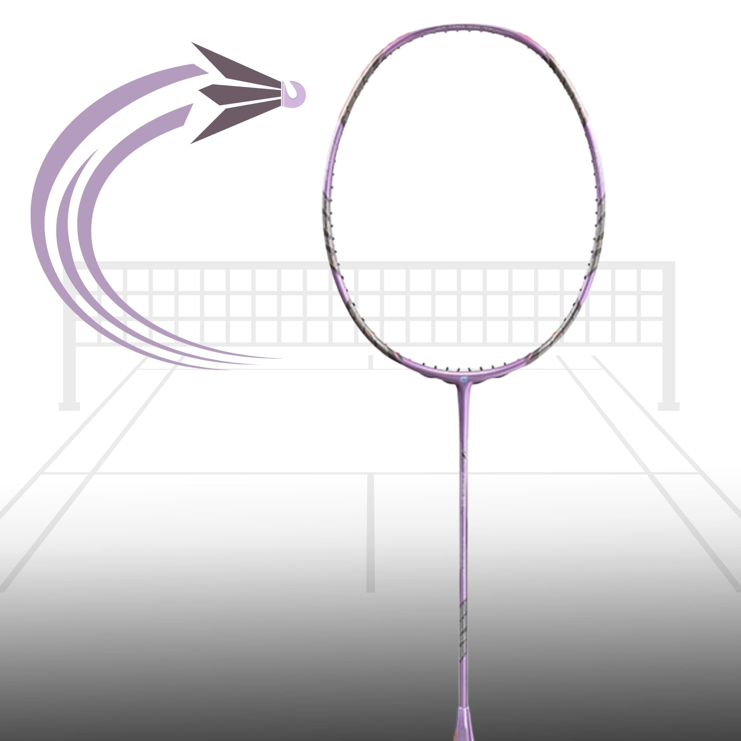 Apacs Z Ziggler Unstrung Badminton Racquet without Cover, Pur-Matt (4U-G1) - Best Price online Prokicksports.com
