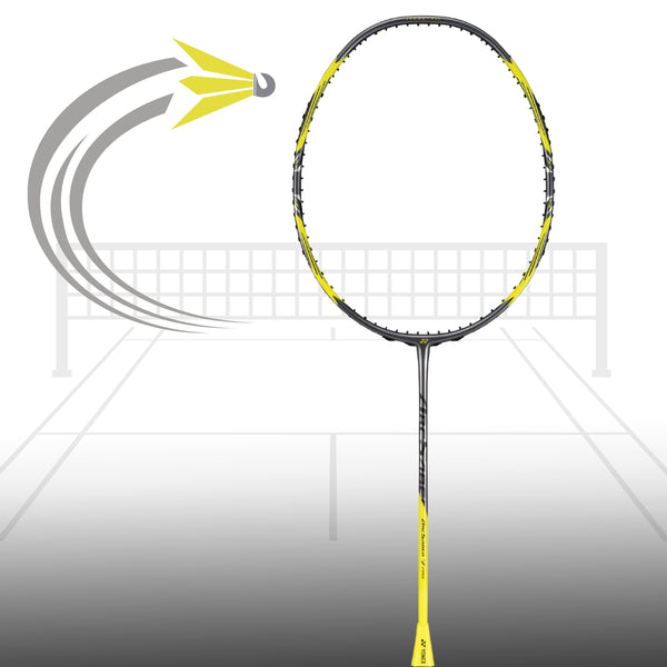 Yonex Arcsaber 7 Pro Badminton Racquet, Grey/Yellow (4UG5)