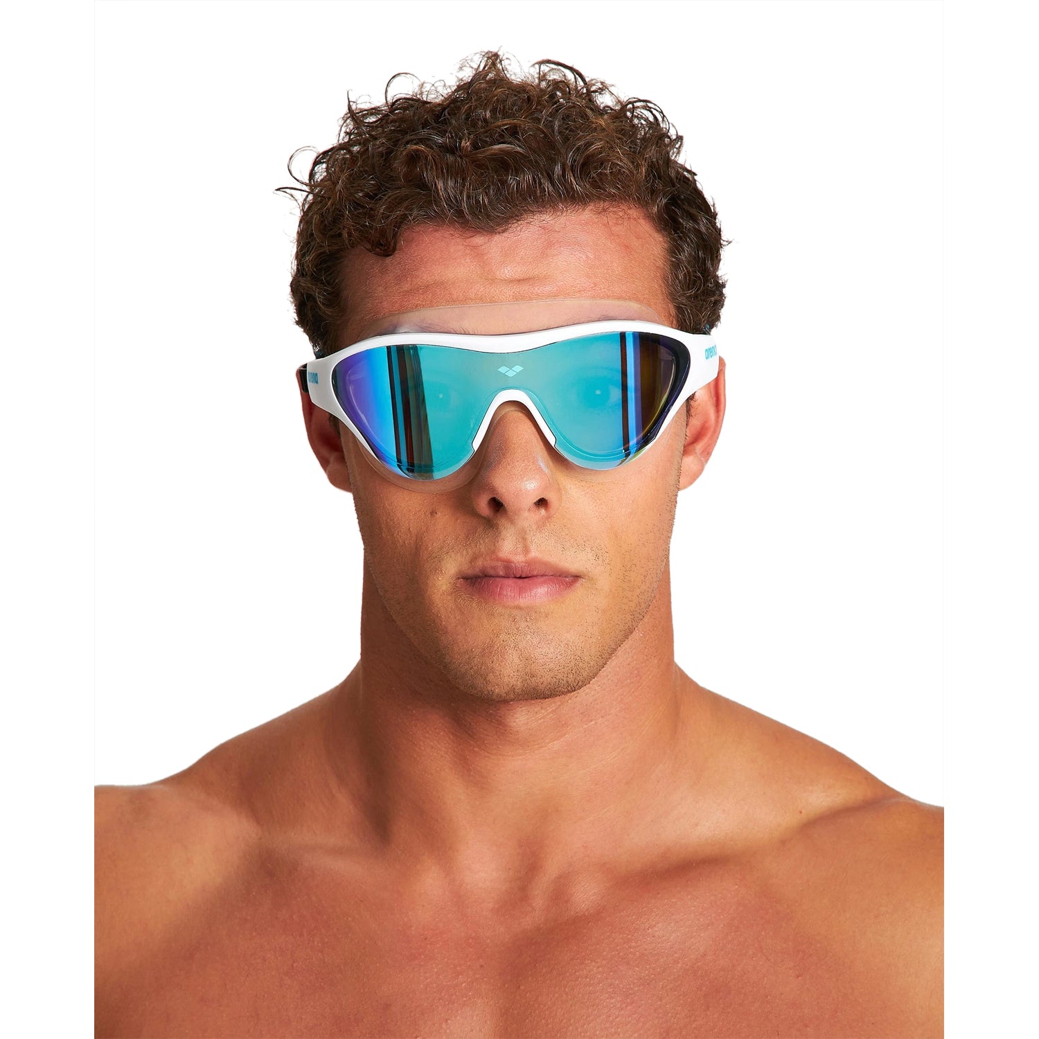Arena The One Mask Mirror Swim Goggles, Blue/White/Black - Adult - Best Price online Prokicksports.com