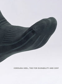 Shrey Original Match Cricket Socks (Pack of 3) | Combed Cotton, Cordura Heel & Toe | Grey-White/Viridian Green/Black Sand - Best Price online Prokicksports.com