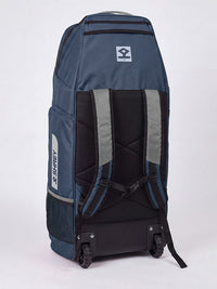 Shrey Pro Premium Duffle 2.0 Cricket Kitbag | 6 Padded Bat Pockets, Heavy-Duty Wheels & Shoe Compartment | Navy - Best Price online Prokicksports.com
