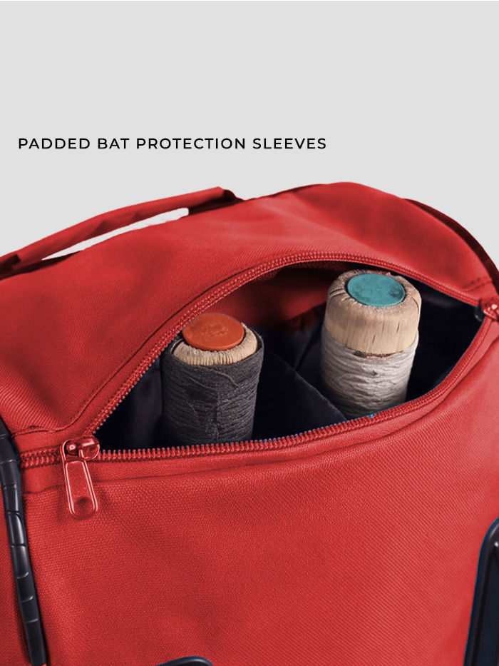 Shrey Kare Wheelie 2.0 Cricket Kitbag | Padded 2-Bat Sleeves, Dual Nylon Wheels & Multi-Zone Storage - Best Price online Prokicksports.com