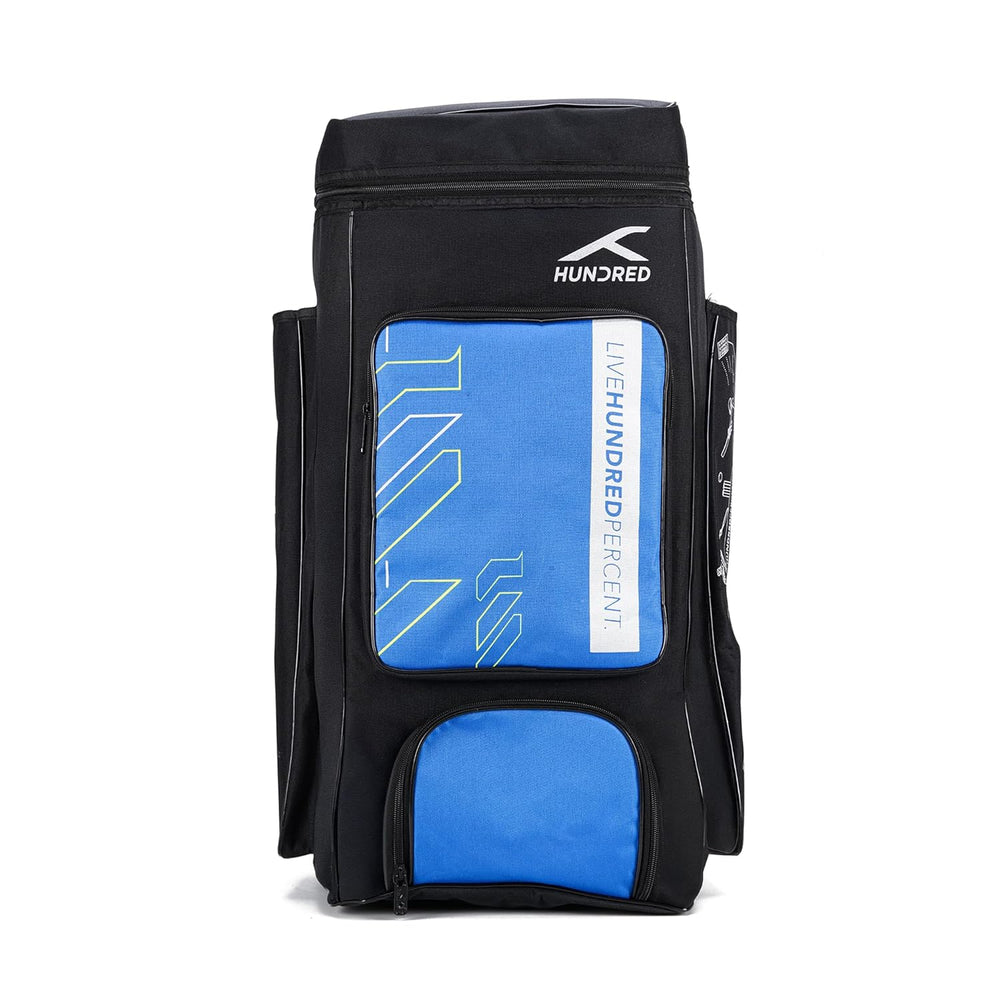 Hundred Aspire Cricket Kit Bag – Large Cricket Duffle Bag with Bat Compartment, Shoe Pocket & Multiple Storage Sections for Match Equipment - Best Price online Prokicksports.com