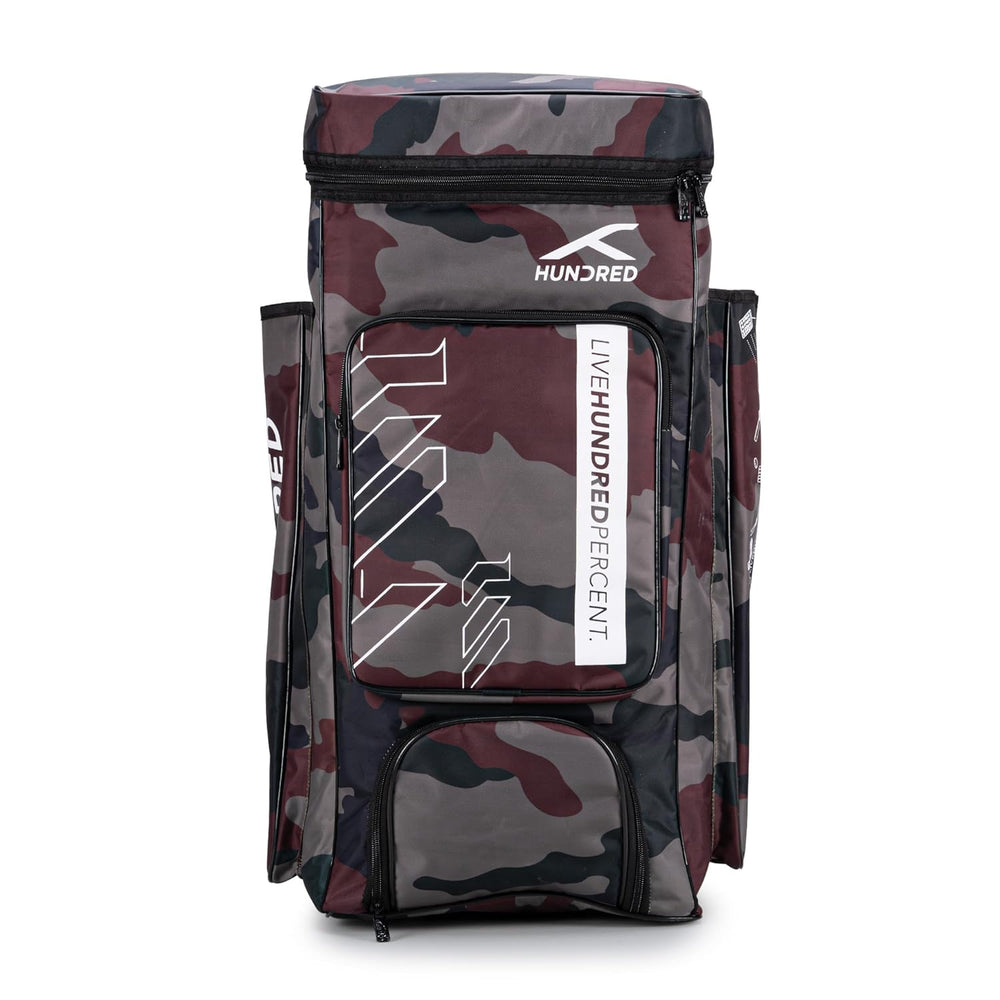 Hundred Aspire Cricket Kit Bag – Large Cricket Duffle Bag with Bat Compartment, Shoe Pocket & Multiple Storage Sections for Match Equipment