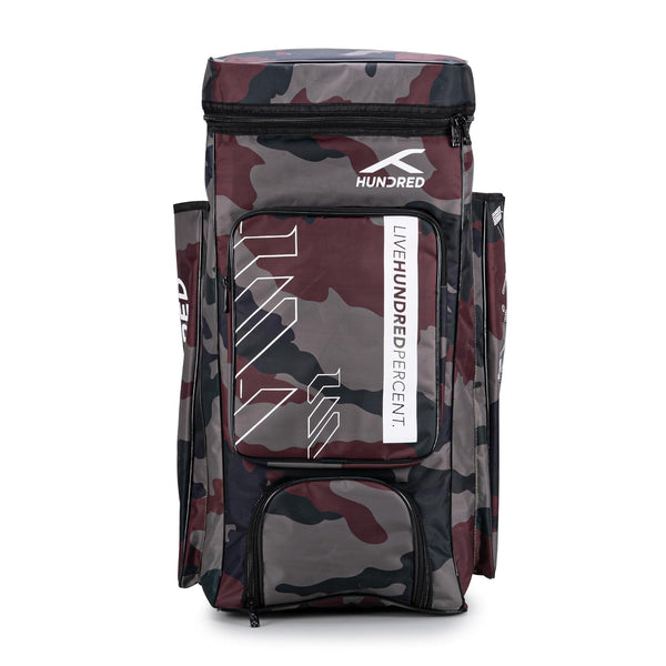 Hundred Aspire Cricket Kit Bag – Large Cricket Duffle Bag with Bat Compartment, Shoe Pocket & Multiple Storage Sections for Match Equipment