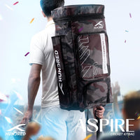 Hundred Aspire Cricket Kit Bag – Large Cricket Duffle Bag with Bat Compartment, Shoe Pocket & Multiple Storage Sections for Match Equipment - Best Price online Prokicksports.com