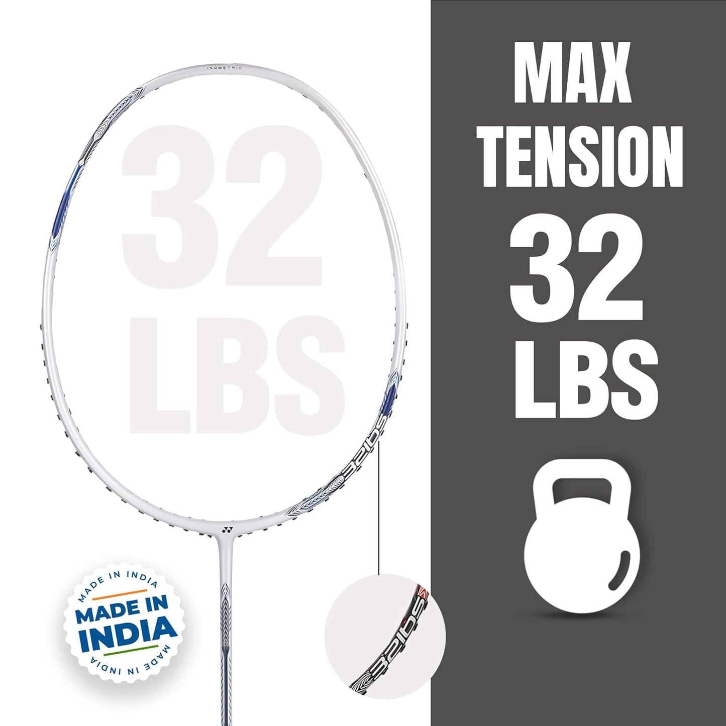 Yonex Astrox Attack 9 Strung Badminton Racquet – Pack of 20 | Head-Heavy 4U G4 Racket for Explosive Smashes & Aggressive Play – Pearl White - Best Price online Prokicksports.com