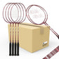 Yonex Astrox Lite 45i Strung Badminton Racquet, 5U4 - Kurenai (Pack of 10) | Lightweight, Head-Heavy, Powerful Smashes - Best Price online Prokicksports.com