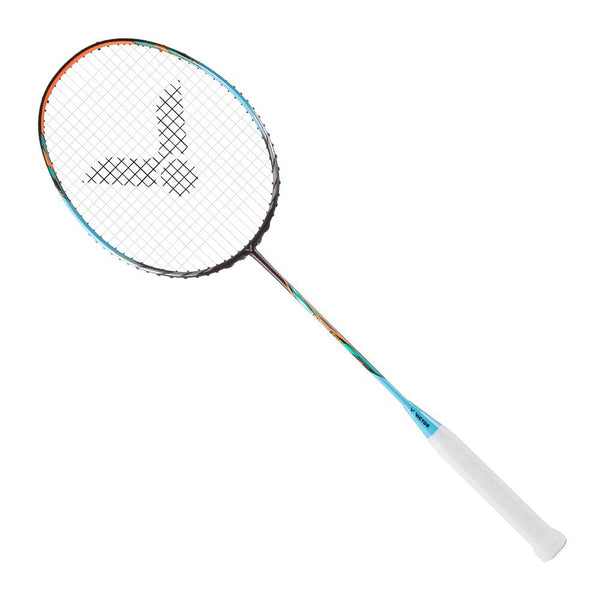 Victor Auraspeed 70 K Unstrung Badminton Racquet – 3U5 Ice/Snow Blue, Unstrung, Speed-Focused Racket for Intermediate & Advanced Players with Fast Swing & Control