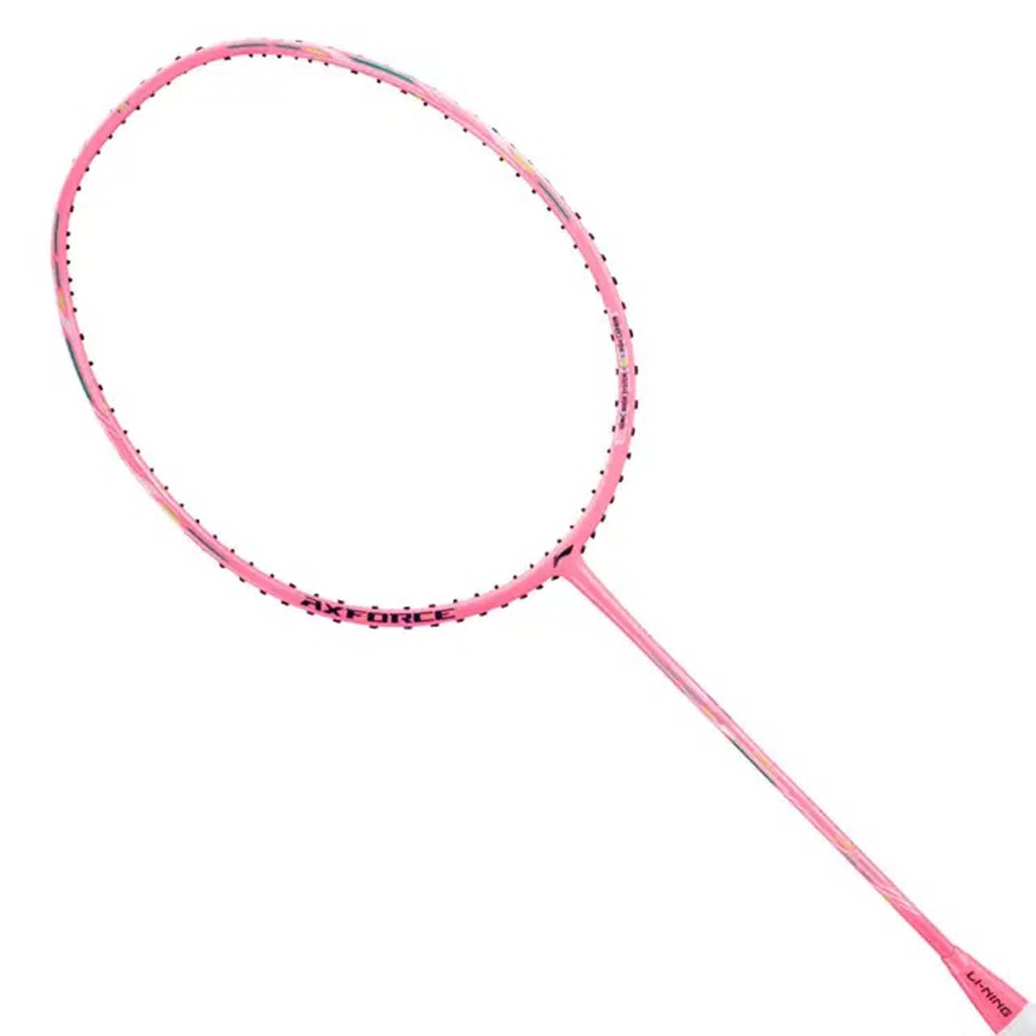 Li-Ning Axforce 30 EX Light Badminton Racquet – Ultra-Lightweight, 5G6 Grip, Unstrung for Speed & Control (Light Pink) - Best Price online Prokicksports.com