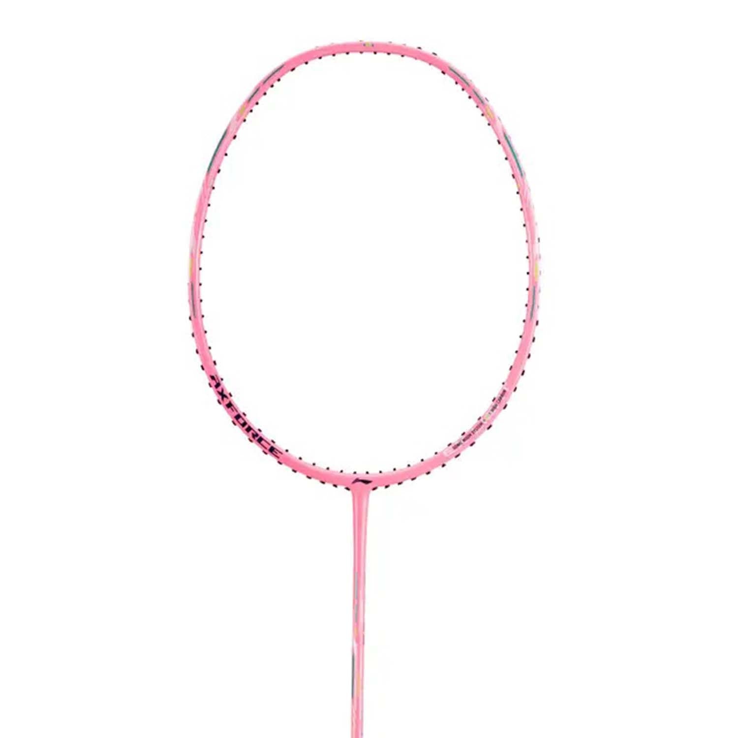 Li-Ning Axforce 30 EX Light Badminton Racquet – Ultra-Lightweight, 5G6 Grip, Unstrung for Speed & Control (Light Pink) - Best Price online Prokicksports.com