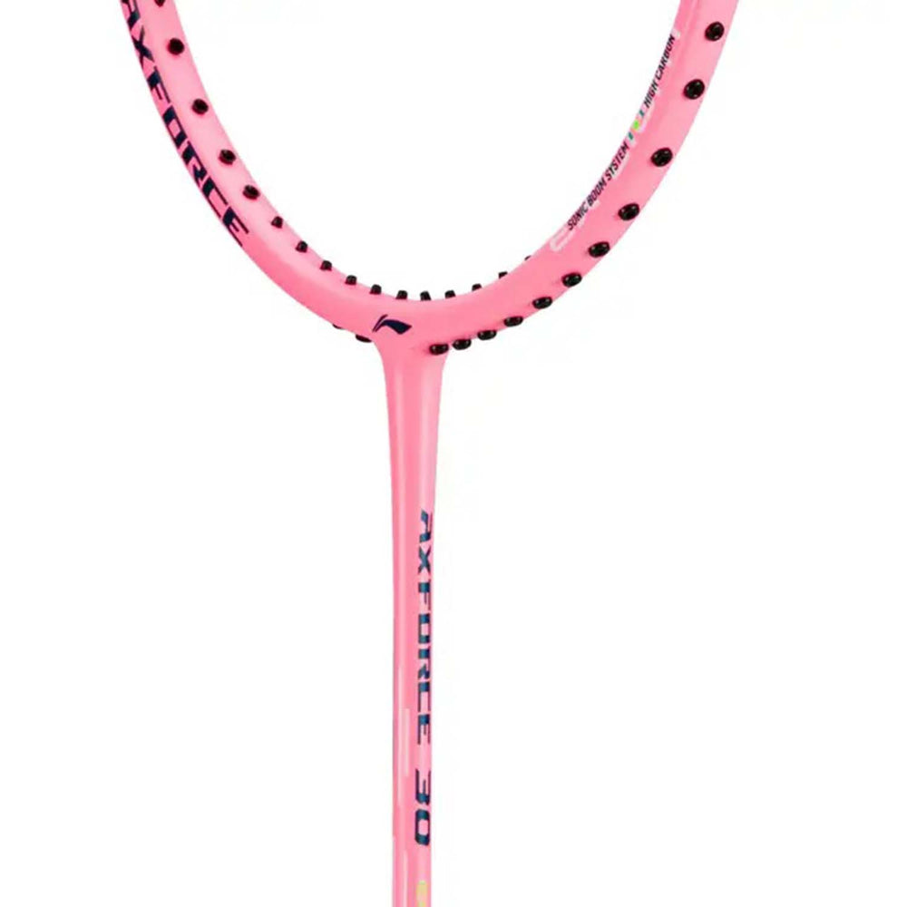 Li-Ning Axforce 30 EX Light Badminton Racquet – Ultra-Lightweight, 5G6 Grip, Unstrung for Speed & Control (Light Pink) - Best Price online Prokicksports.com
