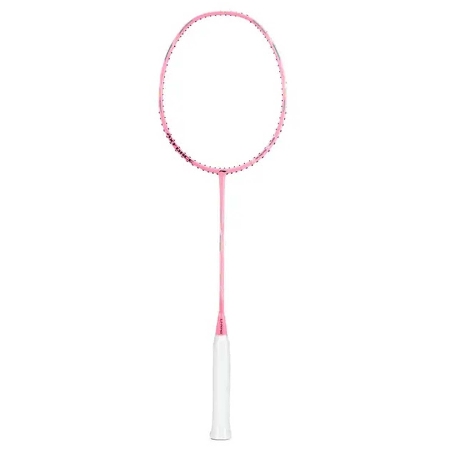 Li-Ning Axforce 30 EX Light Badminton Racquet – Ultra-Lightweight, 5G6 Grip, Unstrung for Speed & Control (Light Pink) - Best Price online Prokicksports.com