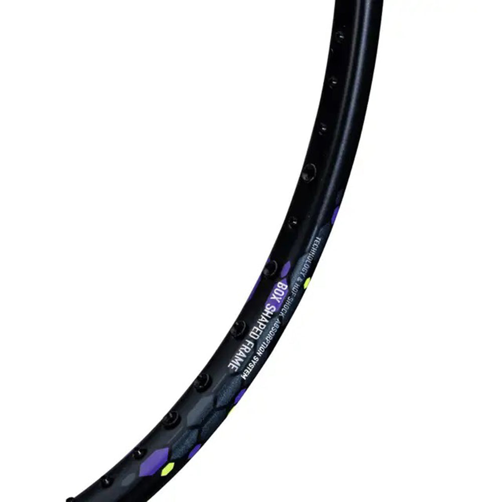 Li-Ning AXForce 40 Badminton Racket | 4U6 Unstrung Professional Racquet for Power & Precision | Black | Ultra-Strong Carbon Fiber Frame | High-Tension Support | Fast Swing Speed - Best Price online Prokicksports.com
